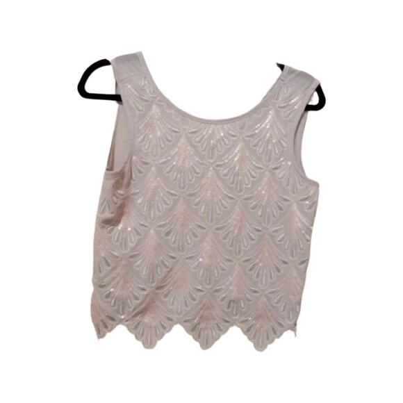 Vintage embroidered sequined crop top - Picture 1 of 4